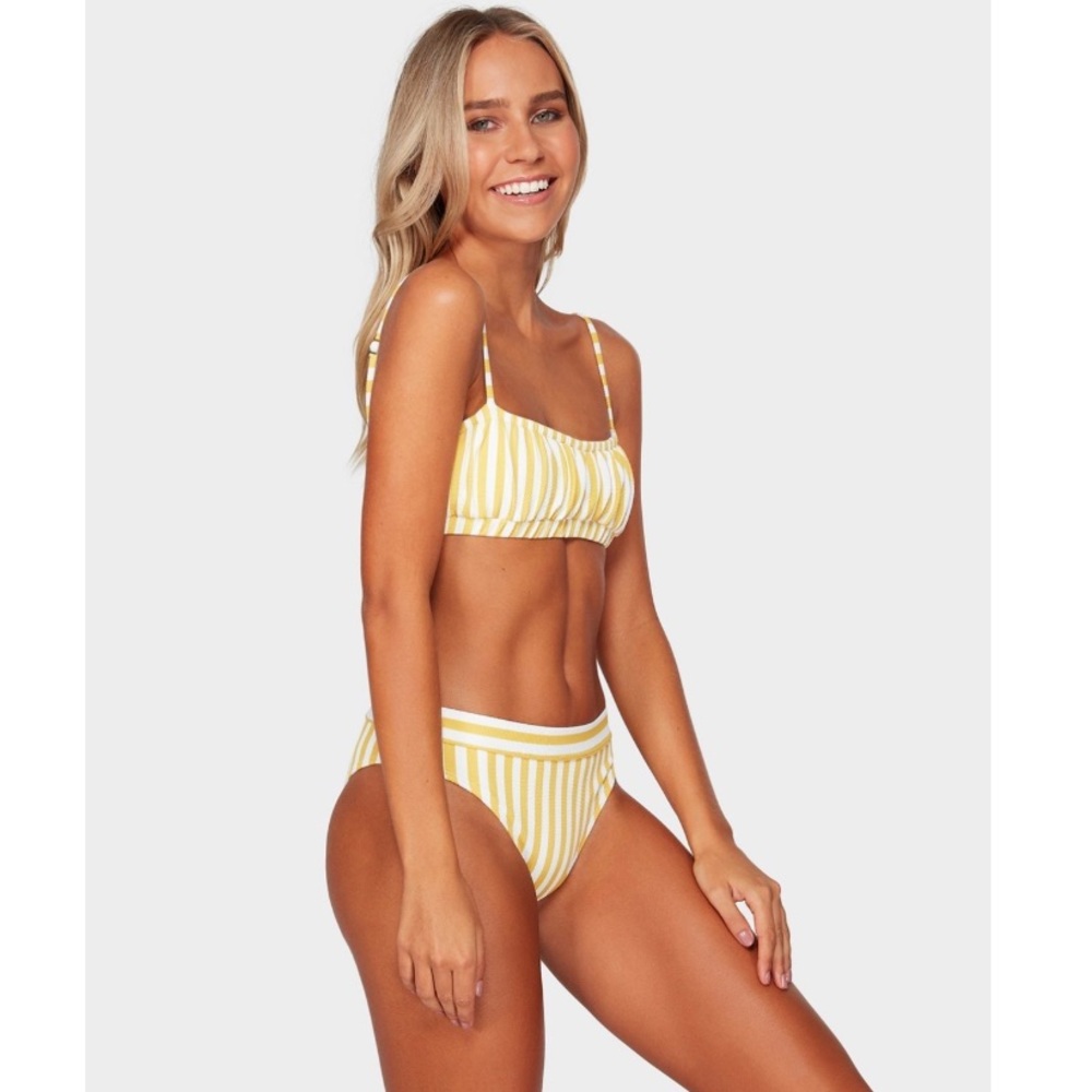 🔥🔥BILLABONG - RETRO STRIPE BRALETTE MAUI SET🔥🔥 - Picture 6 of 9